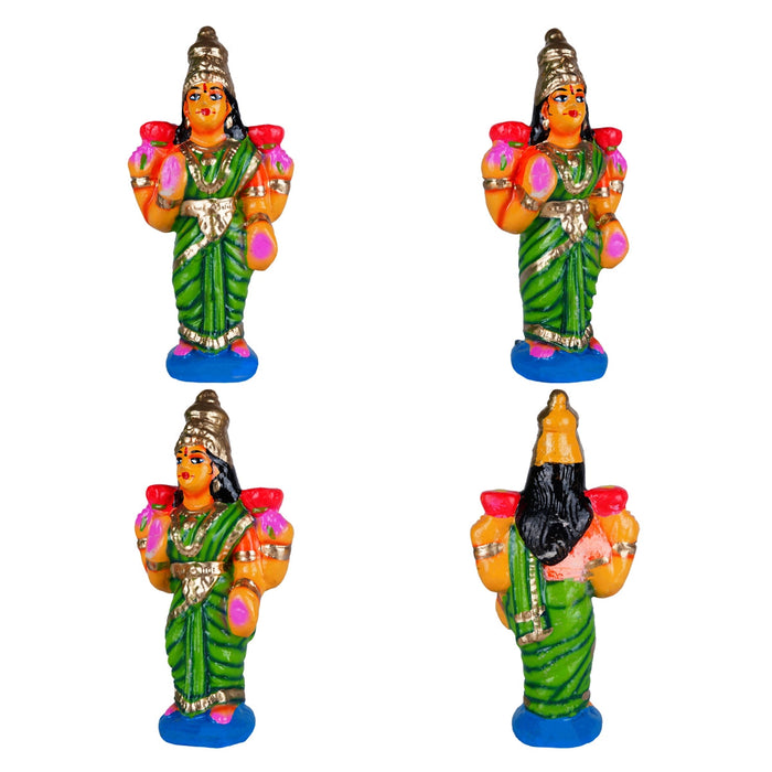 Thiruparkadal Clay Golu Bommai Set - 11 x 22 Inches | Giri Golu Doll/ Gombe/ Navaratri Golu Bomma