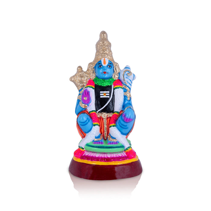 Harihara Statue Paper Mache Golu Bommai - 14 X 7 Inches | Navaratri Gombe/ Giri Golu Doll/ Navratri Decor