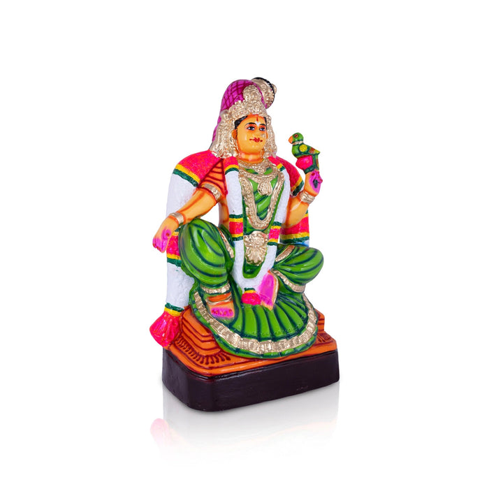 Bala Andal Statue Paper Mache Golu Bommai - 16 X 10 Inches | Navaratri Gombe/ Giri Golu Doll/ Navratri Decor