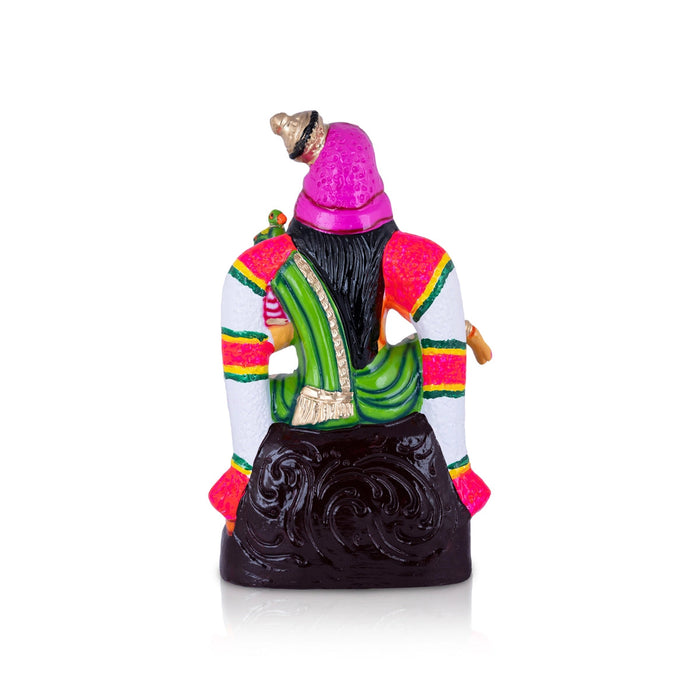 Bala Andal Statue Paper Mache Golu Bommai - 16 X 10 Inches | Navaratri Gombe/ Giri Golu Doll/ Navratri Decor