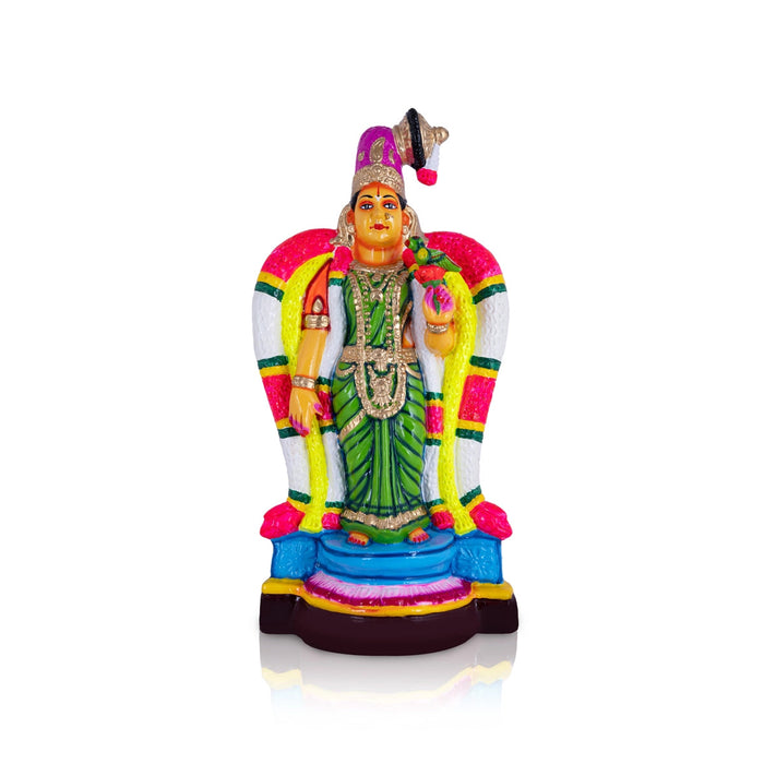 Goda Devi Andal Paper Mache Golu Bommai - 20 X 9.5 Inches | Navaratri Gombe/ Giri Golu Doll/ Navratri Decor