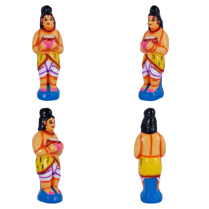 Kanakadhara Lakshmi Clay Golu Bommai Set - 11 X 10 Inches | Navaratri Gombe/ Giri Golu Doll/ Navratri Decor