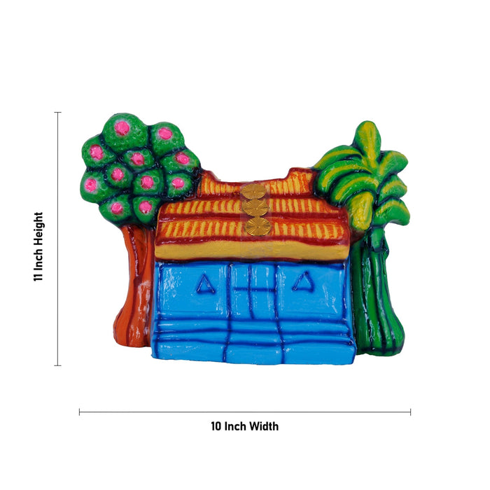 Kanakadhara Lakshmi Clay Golu Bommai Set - 11 X 10 Inches | Navaratri Gombe/ Giri Golu Doll/ Navratri Decor