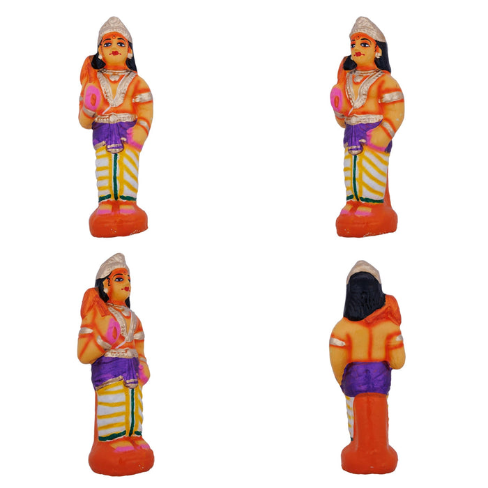 Govardhana Giri Krishna Paper Mache Golu Bommai Set - 12 X 13 Inches | Navaratri Gombe/ Giri Golu Doll