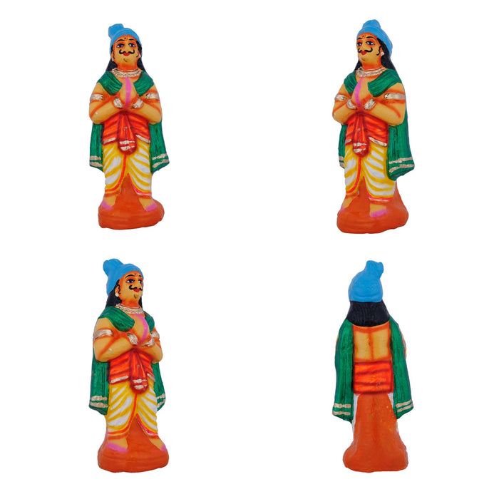 Govardhana Giri Krishna Paper Mache Golu Bommai Set - 12 X 13 Inches | Navaratri Gombe/ Giri Golu Doll