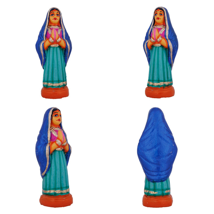 Govardhana Giri Krishna Paper Mache Golu Bommai Set - 12 X 13 Inches | Navaratri Gombe/ Giri Golu Doll