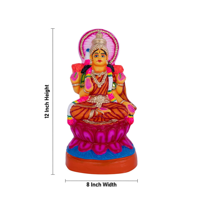 Ashtalakshmi Idol Paper Mache Golu Bommai Set- 12 X 8 Inches | Navaratri Gombe/ Navratri Decor/ Giri Golu Doll