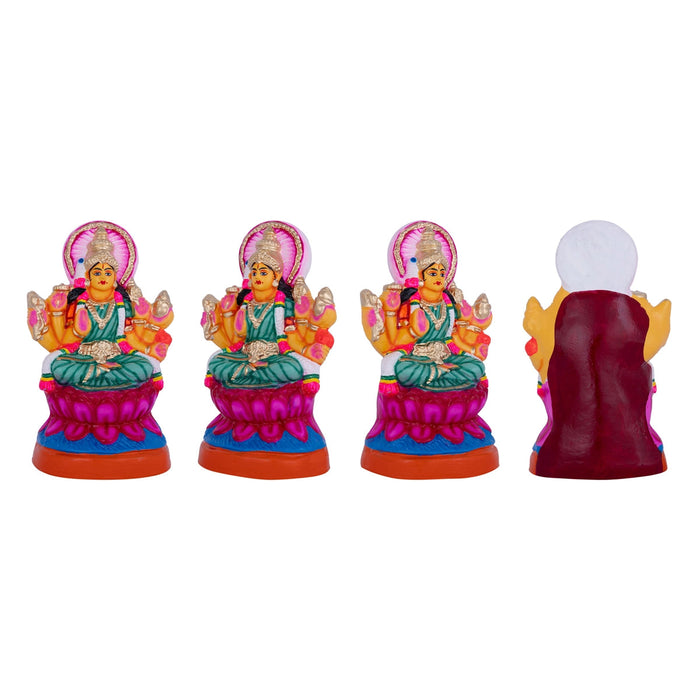 Ashtalakshmi Idol Paper Mache Golu Bommai Set- 12 X 8 Inches | Navaratri Gombe/ Navratri Decor/ Giri Golu Doll