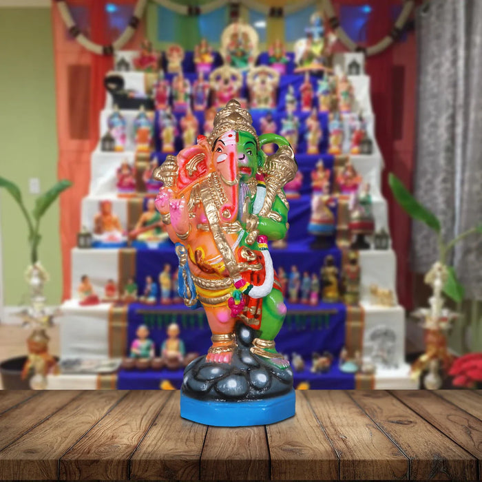 Aadyanta Prabhu Clay Golu Bommai - 14 Inches | Giri Golu Doll/ Navaratri Golu Bomma/Gombe/Bommai