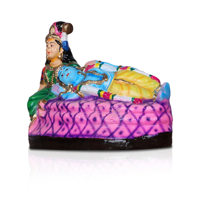 Andal Rangamannar Clay Golu Bommai - 7 Inches | Giri Golu Doll/ Navaratri Golu Bomma/Gombe/Bommai