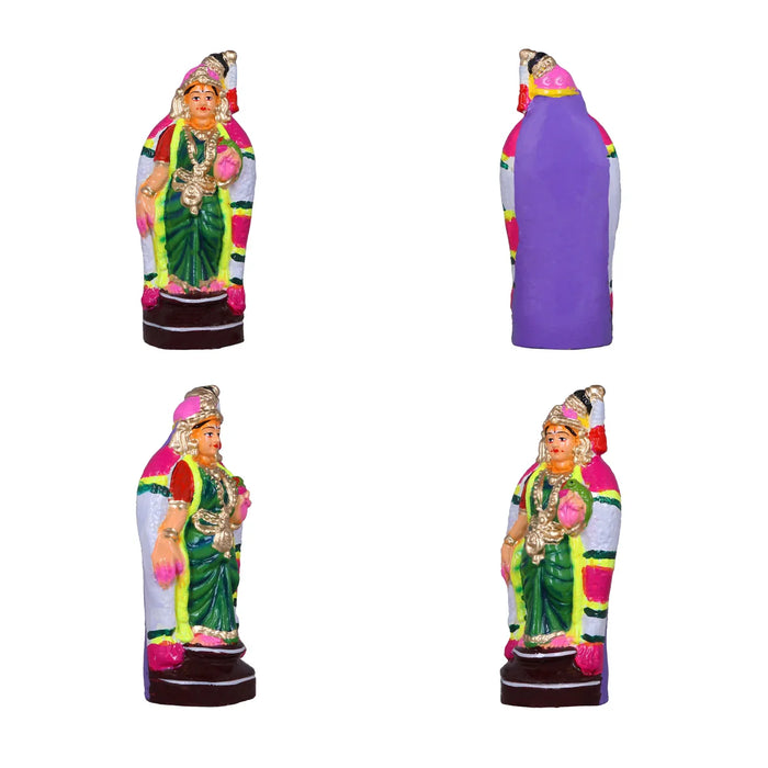 Andal Rangamannar Garudazhwar Clay Golu Bommai Set - 10 Inches | Giri Golu Doll/ Navaratri Golu Bomma/Gombe/Bommai