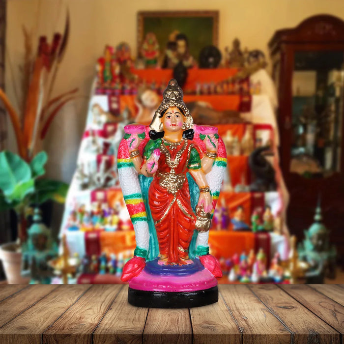 Kasi Vishalakshi Clay Golu Bommai - 16 Inches | Giri Golu Doll/ Navaratri Golu Bomma/Gombe/Bommai