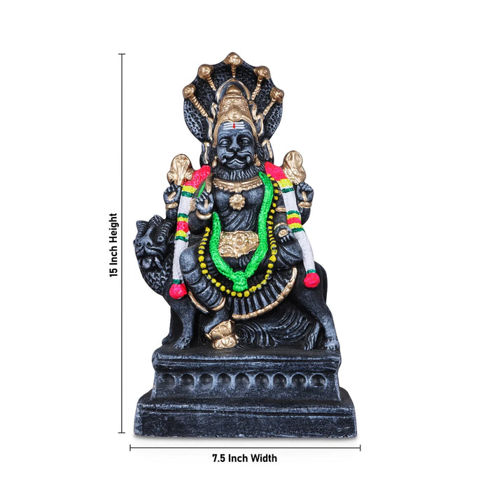 Pratyangira Clay Golu Bommai - 15 Inches | Giri Golu Doll/ Navaratri Golu Bomma/Gombe/Bommai