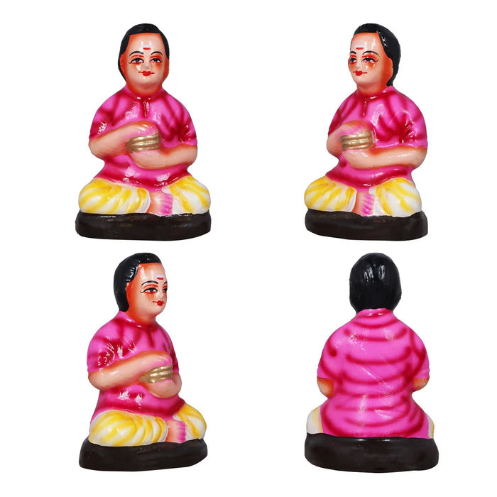 Kalyanam Set - 7 Inches | Giri Golu Statue/ Clay Statue/ Marriage Set/ Navarathri Doll