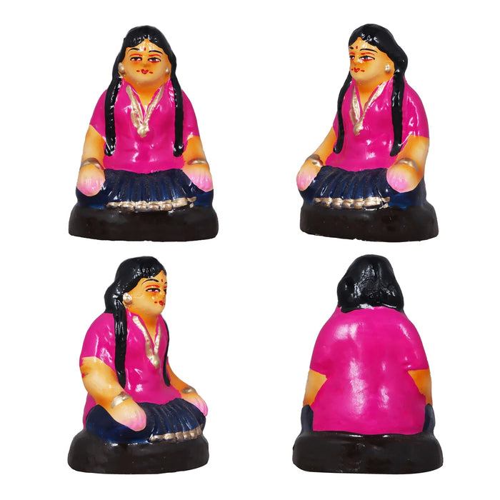 Kalyanam Set - 7 Inches | Giri Golu Statue/ Clay Statue/ Marriage Set/ Navarathri Doll