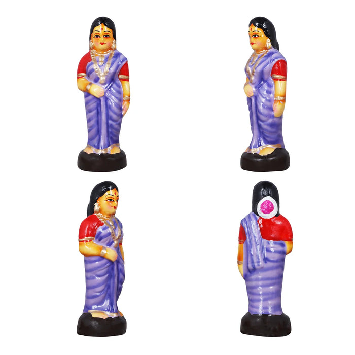 Kalyanam Set - 7 Inches | Giri Golu Statue/ Clay Statue/ Marriage Set/ Navarathri Doll