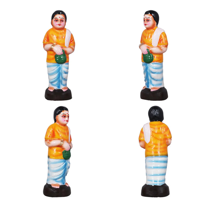 Kalyanam Set - 7 Inches | Giri Golu Statue/ Clay Statue/ Marriage Set/ Navarathri Doll