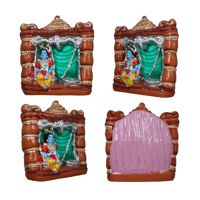 Krishna Thulabharam Clay Golu Bommai Set - 12 Inches | Giri Golu Doll/ Navaratri Golu Bomma/Gombe/Bommai