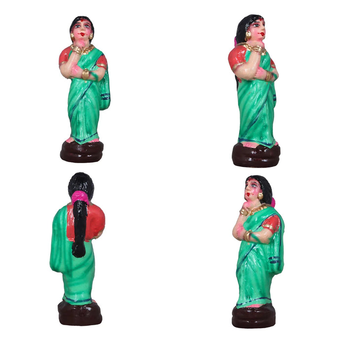 Krishna Thulabharam Clay Golu Bommai Set - 12 Inches | Giri Golu Doll/ Navaratri Golu Bomma/Gombe/Bommai