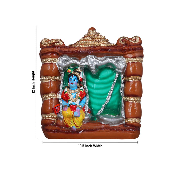 Krishna Thulabharam Clay Golu Bommai Set - 12 Inches | Giri Golu Doll/ Navaratri Golu Bomma/Gombe/Bommai