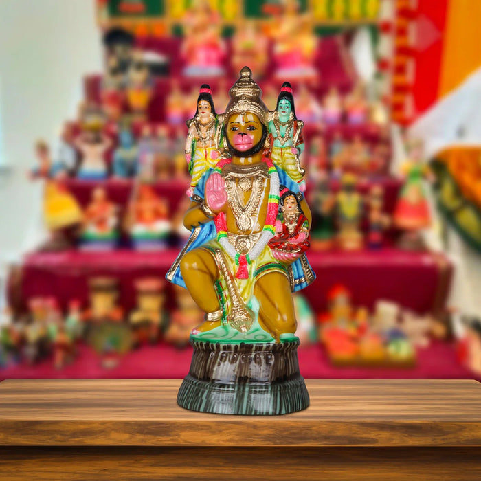 Hanuman Paper Mache Golu Bommai - 25 Inches | Giri Golu Doll/ Navaratri Golu Bomma/Gombe/Bommai