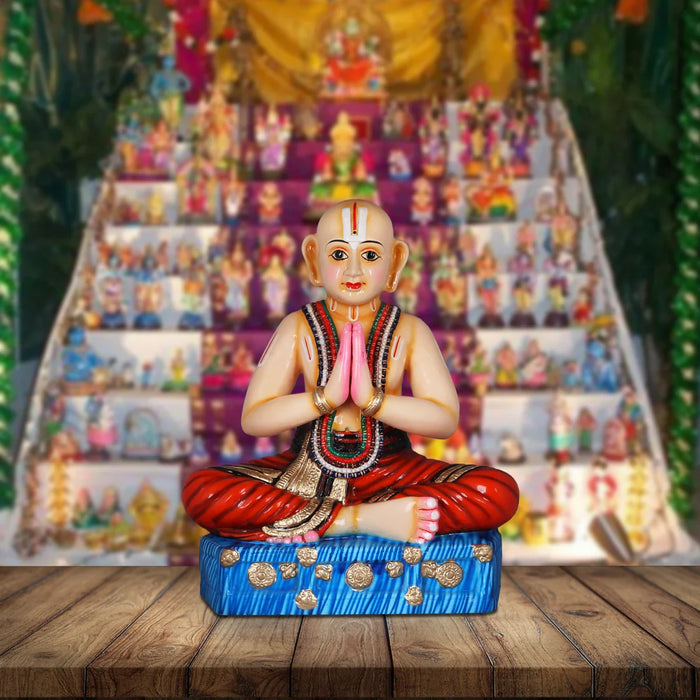 Ramanujacharya Paper Mache Golu Bommai - 20 Inches | Giri Golu Doll/ Navaratri Golu Bomma/Gombe/Bommai