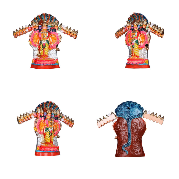 Vishvaroopam Clay Golu Bommai Pair - 17 Inches | Giri Golu Doll/ Navaratri Golu Bomma/Gombe/Bommai