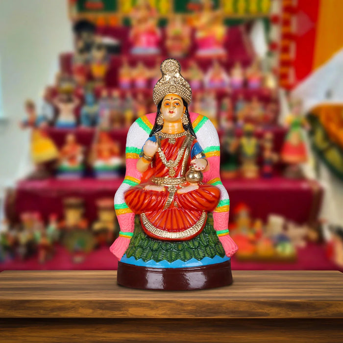 Annapoorani Paper Mache Golu Bommai - 22 Inches | Giri Golu Doll/ Navaratri Golu Bomma/Gombe/Bommai