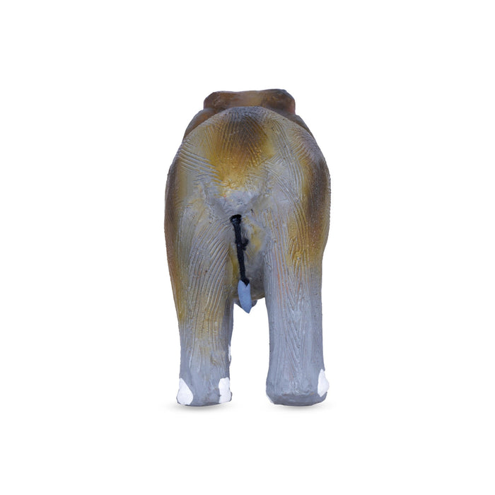 Elephant Statue Clay Golu Bommai - 4.5 X 6 Inches | Navaratri Gombe/ Giri Golu Doll/ Navratri Decor