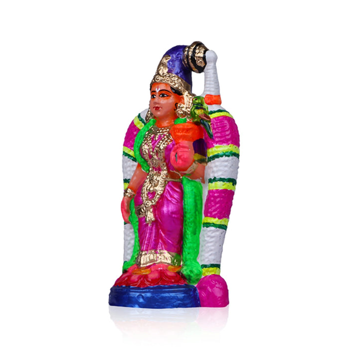 Andal Clay Golu Bommai - 10 Inches | Giri Golu Doll/ Navaratri Golu Bomma/Gombe/Bommai