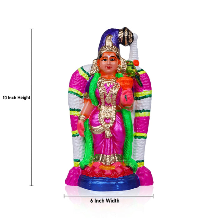 Andal Clay Golu Bommai - 10 Inches | Giri Golu Doll/ Navaratri Golu Bomma/Gombe/Bommai