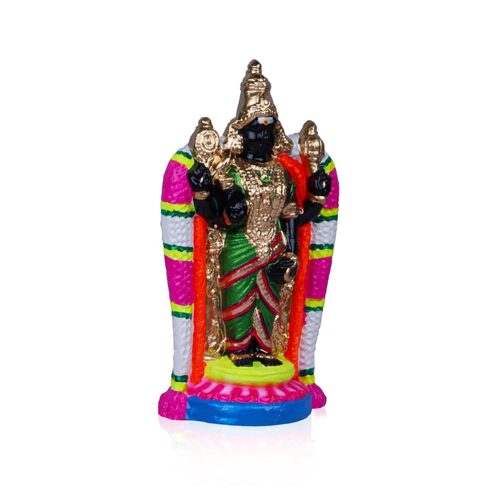 Thirukadaiyur Abirami Clay Golu Bommai- 11 X 5.5 Inches | Navaratri Golu Gombe/ Giri Golu Doll/ Navratri Decor