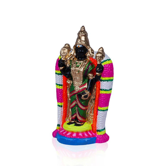 Thirukadaiyur Abirami Clay Golu Bommai- 11 X 5.5 Inches | Navaratri Golu Gombe/ Giri Golu Doll/ Navratri Decor
