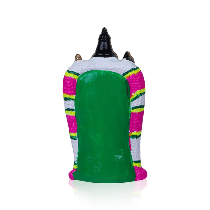 Thirukadaiyur Abirami Clay Golu Bommai- 11 X 5.5 Inches | Navaratri Golu Gombe/ Giri Golu Doll/ Navratri Decor