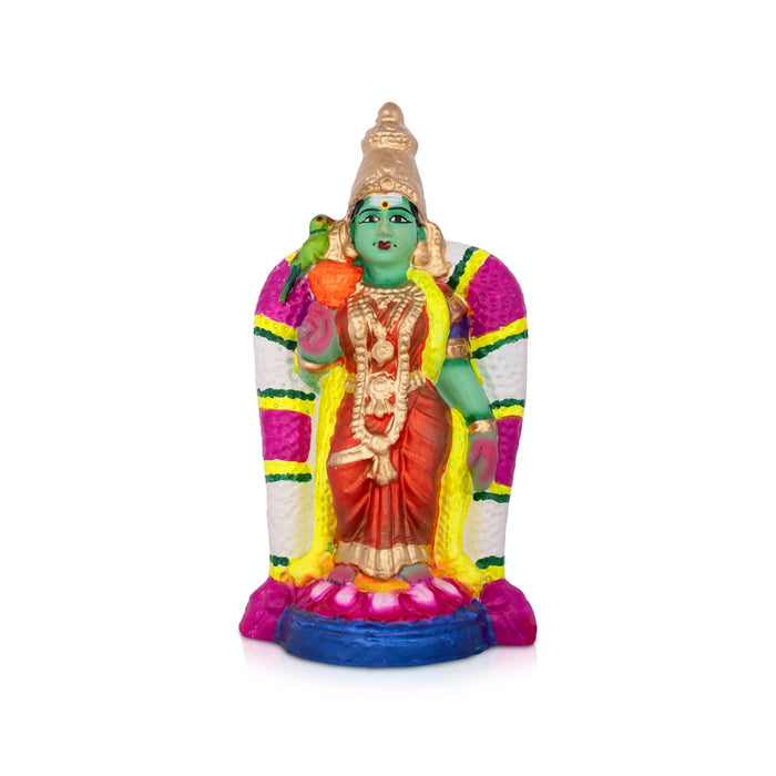 Meenakshi Clay Golu Bommai - 12 Inches | Giri Golu Doll/ Navaratri Golu Bomma/Gombe/Bommai