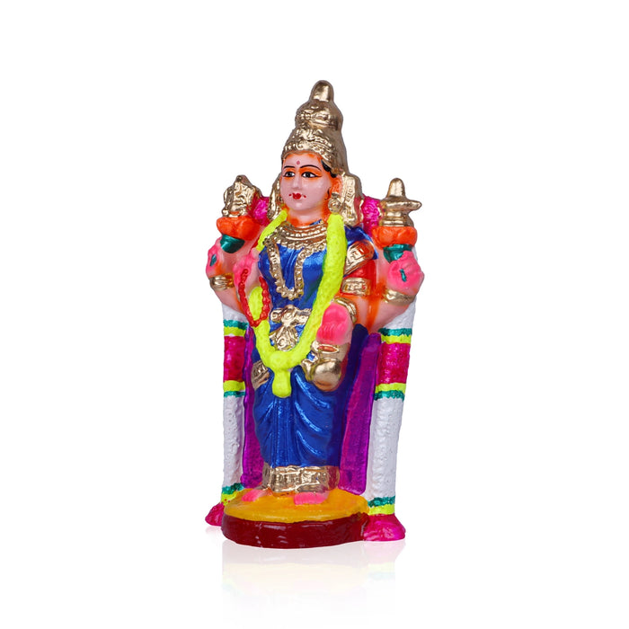 Vishalakshi Clay Golu Bommai - 10 Inches | Giri Golu Doll/ Navaratri Golu Bomma/Gombe/Bommai