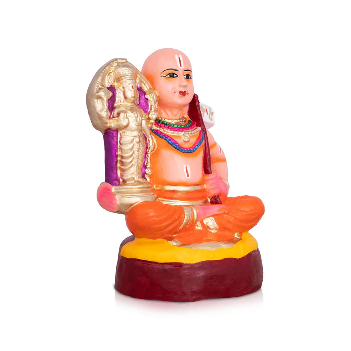 Ramanujar Chellapillai Clay Golu Bommai - 12 x 7.5 Inches | Giri Golu Doll/ Navaratri Golu Bomma/Gombe/Bommai