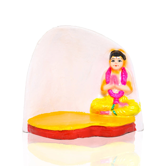 Ubanayam Clay Golu Bommai Set - 6 x 7 Inches | 17 Pcs/ Giri Golu doll/ Navaratri Golu Bomma/ Gombe/ Bommai