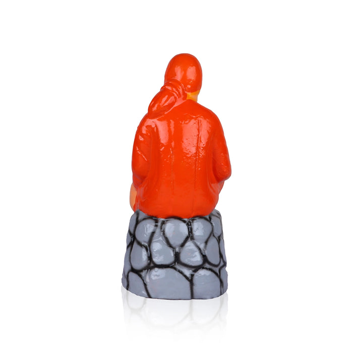 Sai Baba Clay Golu Bommai - 10 x 4.5 Inches | Giri Golu Doll/ Navaratri Golu Bomma/Gombe/Bommai