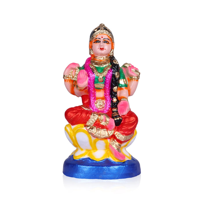 Bala Tripura Sundari Clay Golu Bommai - 8 x 4 Inches | Giri Golu Doll/ Navaratri Golu Bomma/Gombe/Bommai