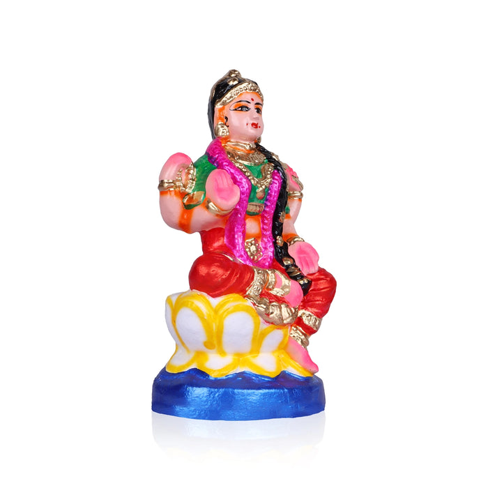 Bala Tripura Sundari Clay Golu Bommai - 8 x 4 Inches | Giri Golu Doll/ Navaratri Golu Bomma/Gombe/Bommai