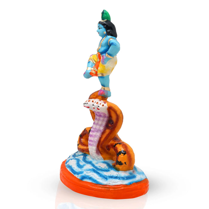 Kalinga Narthanam Clay Golu Bommai Set - 10.5 x 6.5 Inches | Giri Golu Doll/ Navaratri Golu Bomma/ Bommalu