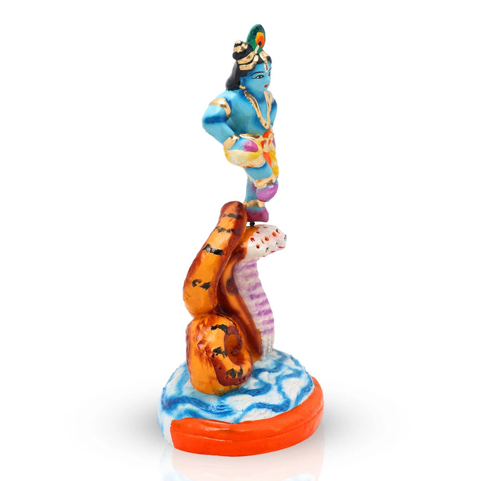 Kalinga Narthanam Clay Golu Bommai Set - 10.5 x 6.5 Inches | Giri Golu Doll/ Navaratri Golu Bomma/ Bommalu