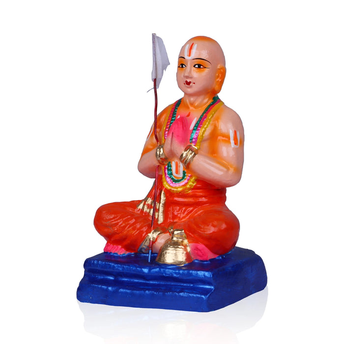 Ramanujar Clay Golu Bommai - 8 x 5 Inches | Giri Golu Doll/ Navaratri Golu Bomma/Gombe/Bommai