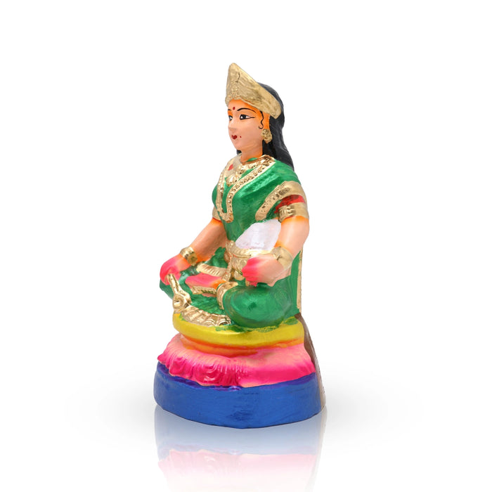 Annapoorani Clay Golu Bommai - 10 x 5.5 Inches | Giri Golu Doll/ Navaratri Golu Bomma/Gombe/Bommai