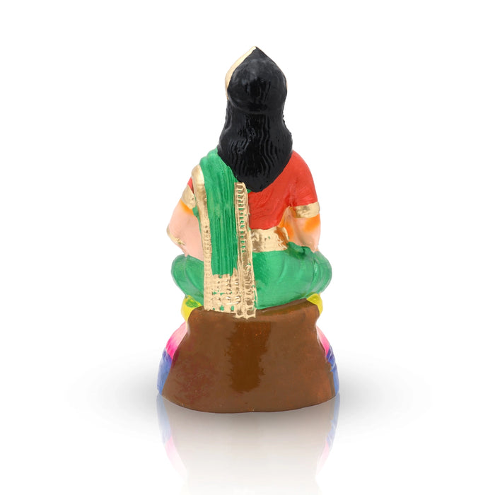 Annapoorani Clay Golu Bommai - 10 x 5.5 Inches | Giri Golu Doll/ Navaratri Golu Bomma/Gombe/Bommai