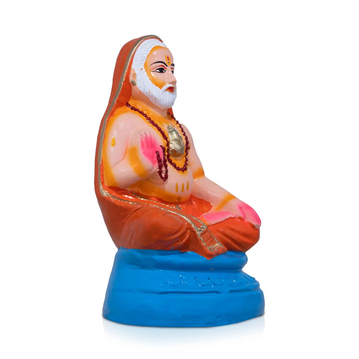 Raghavendra Clay Golu Bommai - 10 x 5 Inches | Giri Golu Doll/ Navaratri Golu Bomma/Gombe/Bommai