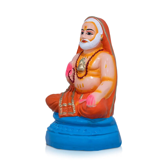 Raghavendra Clay Golu Bommai - 10 x 5 Inches | Giri Golu Doll/ Navaratri Golu Bomma/Gombe/Bommai