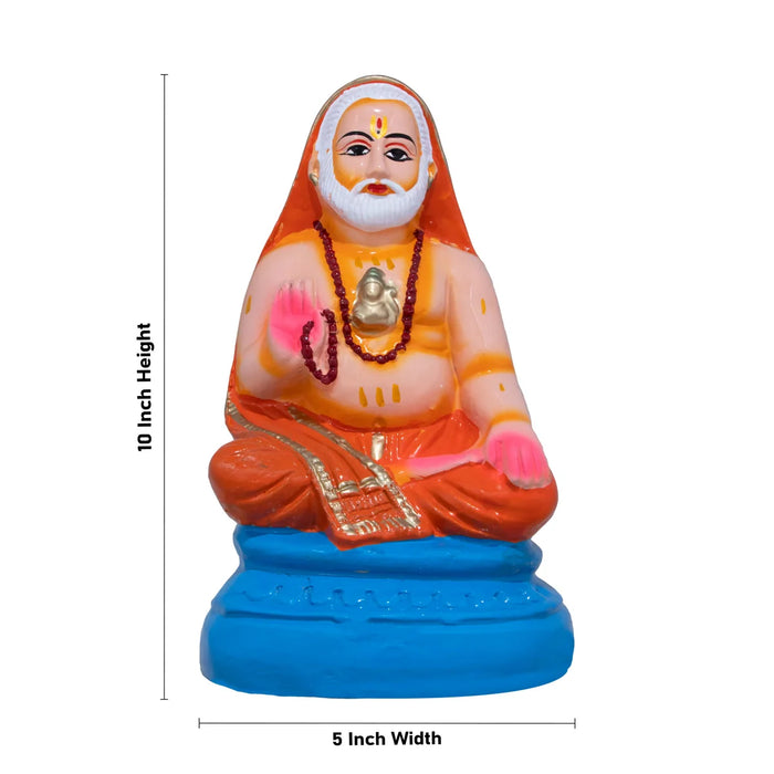 Raghavendra Clay Golu Bommai - 10 x 5 Inches | Giri Golu Doll/ Navaratri Golu Bomma/Gombe/Bommai