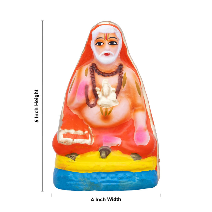 Ragavendra Clay Golu Bommai - 6 x 4 Inches | Giri Golu Doll/ Navaratri Golu Bomma/ Gombe/ Bommai